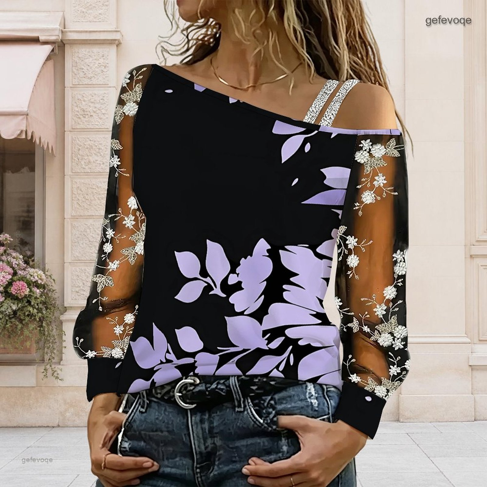 Women Off Shoulder Blouse Asym - огляд і ціна Blouse Off Shoulder