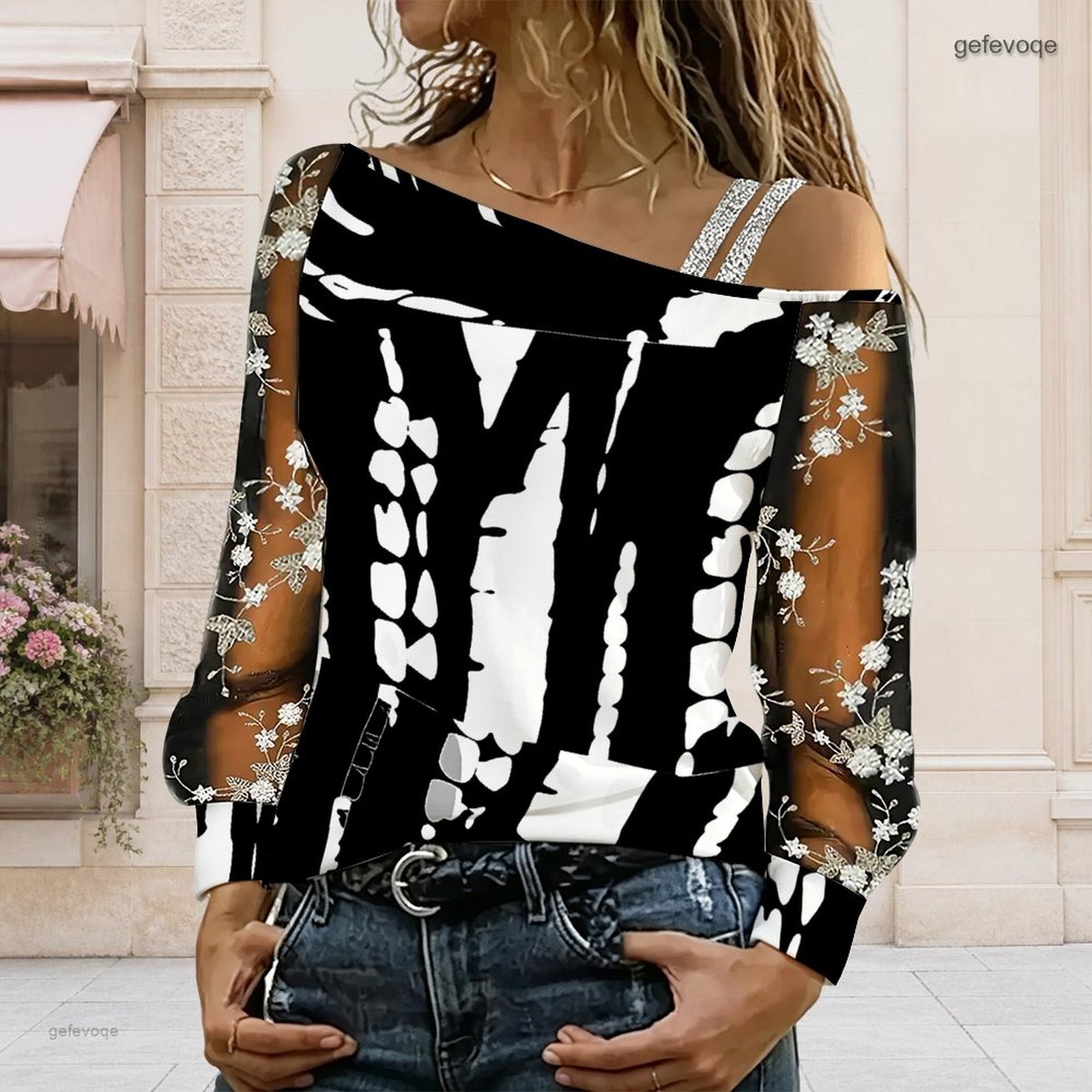 Women Off Shoulder Blouse Asym - огляд і ціна Blouse Off Shoulder