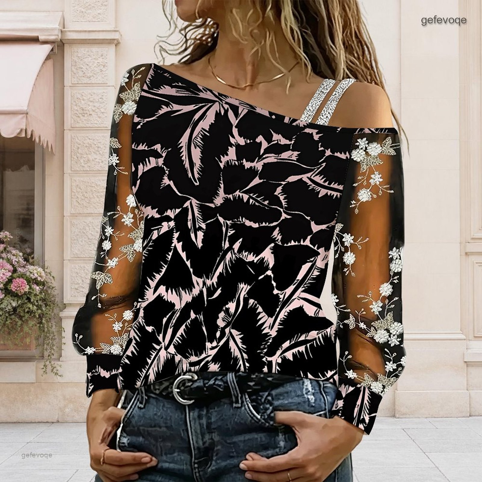 Women Off Shoulder Blouse Asym - огляд і ціна Blouse Off Shoulder