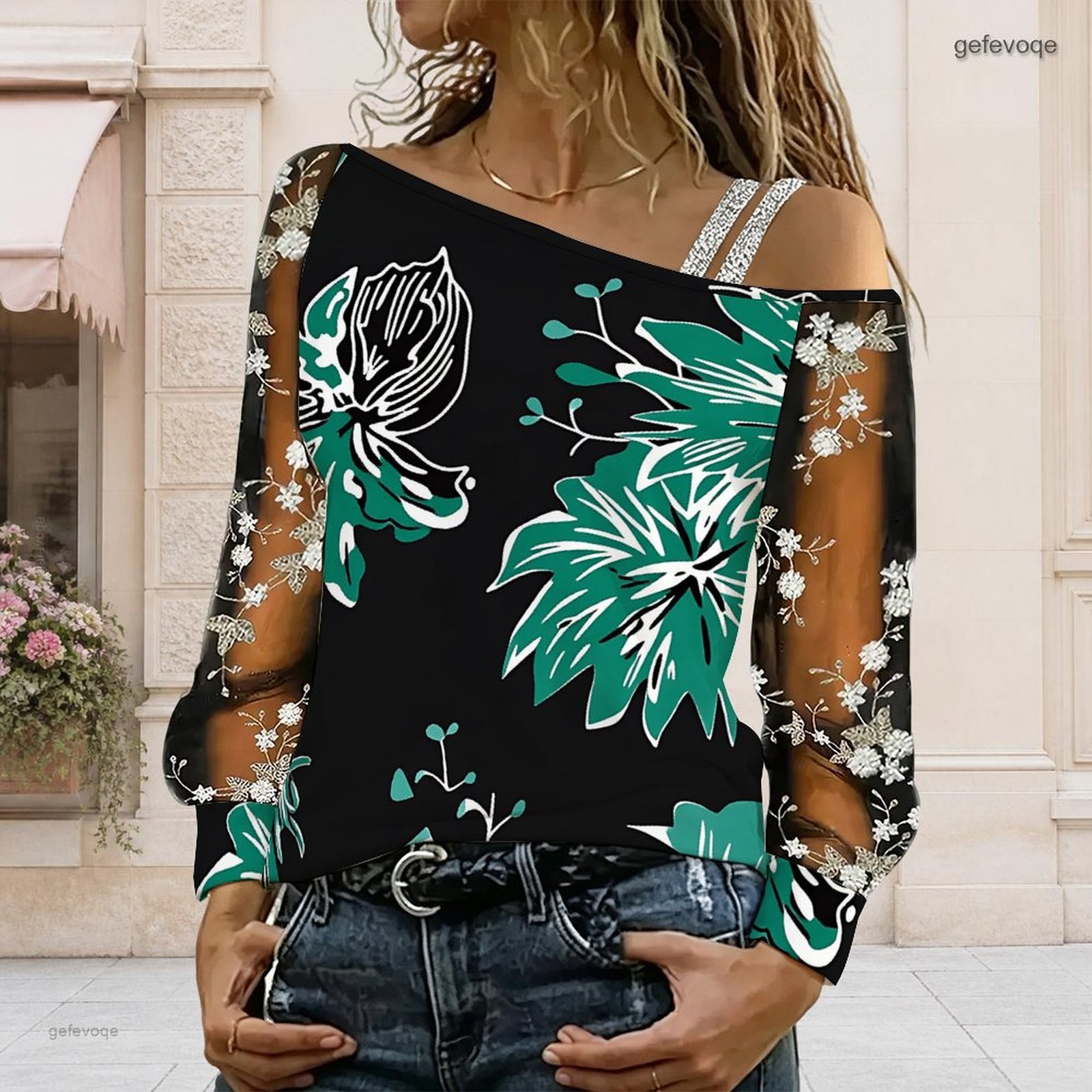 Women Off Shoulder Blouse Asym - огляд і ціна Blouse Off Shoulder