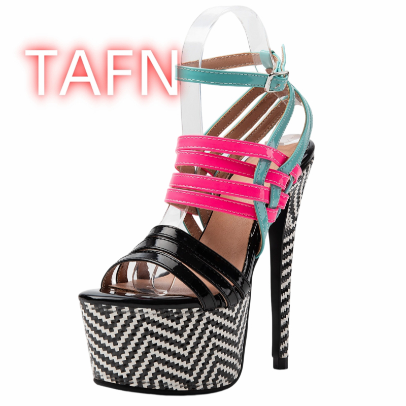 Multicolor Strappy Heels Women - огляд і ціна Sandal Strappy Heeled