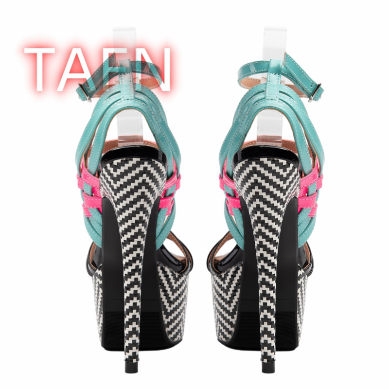 Multicolor Strappy Heels Women - огляд і ціна Sandal Strappy Heeled