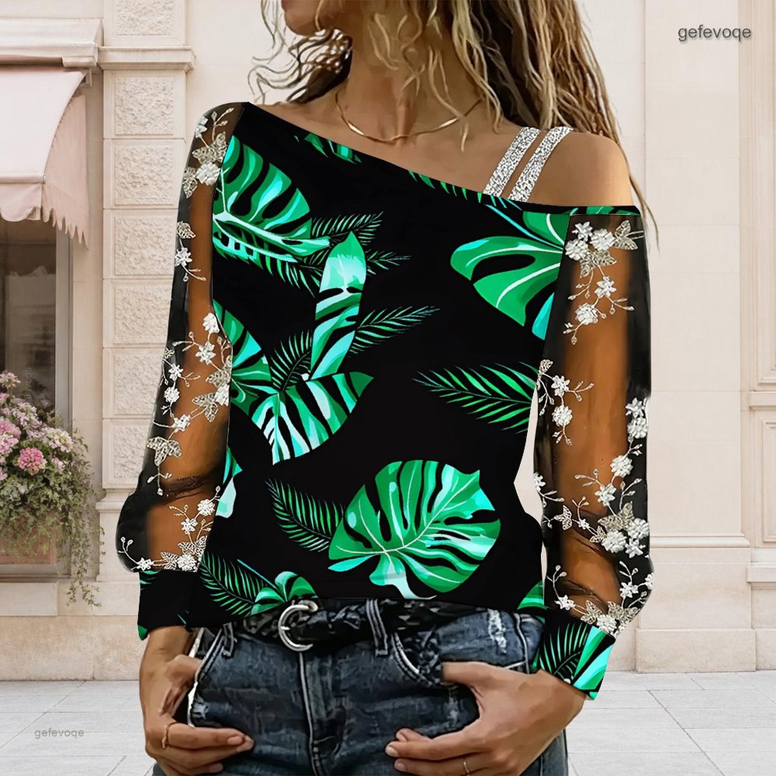 Women Off Shoulder Blouse Asym - огляд і ціна Blouse Off Shoulder