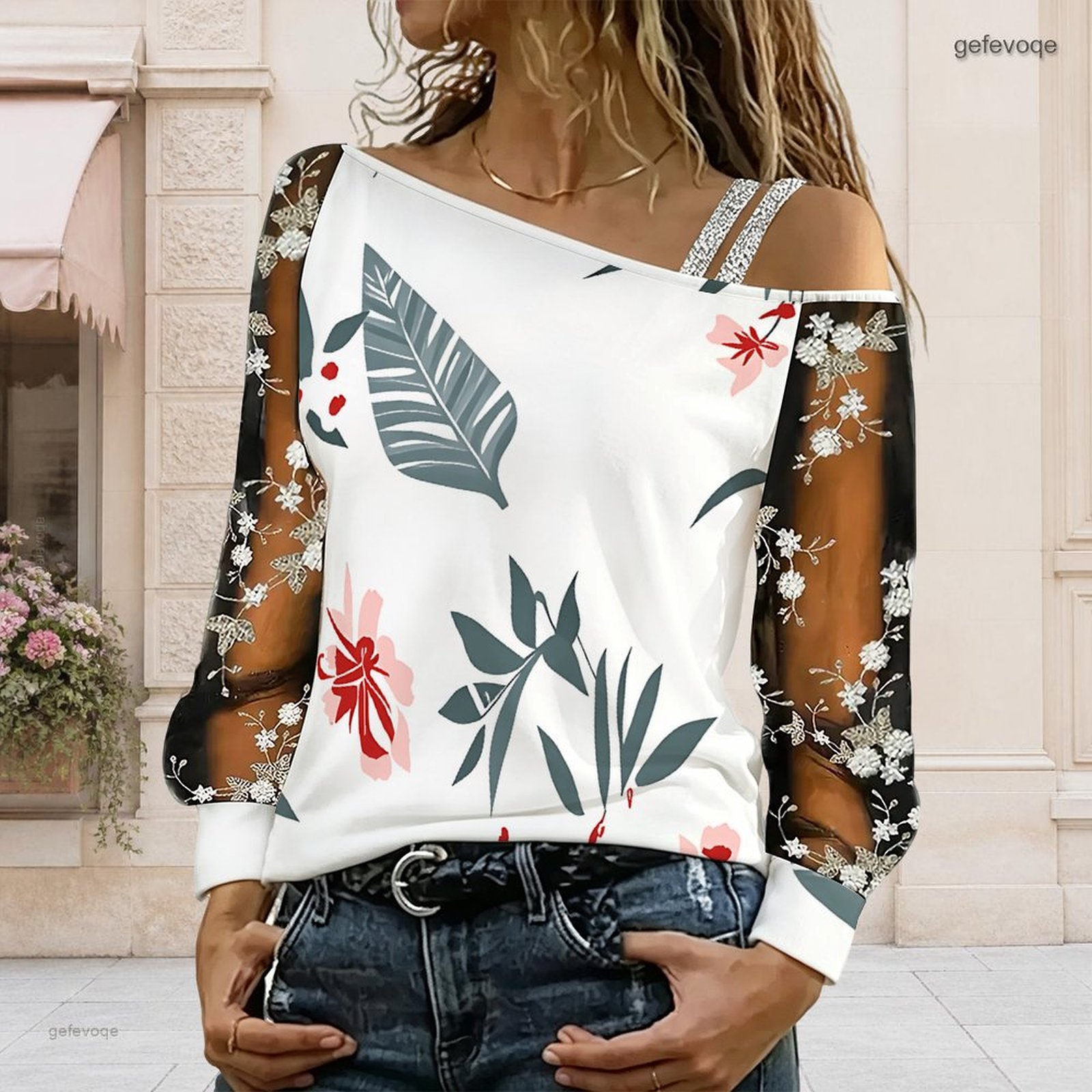 Women Off Shoulder Blouse Asym - огляд і ціна Blouse Off Shoulder