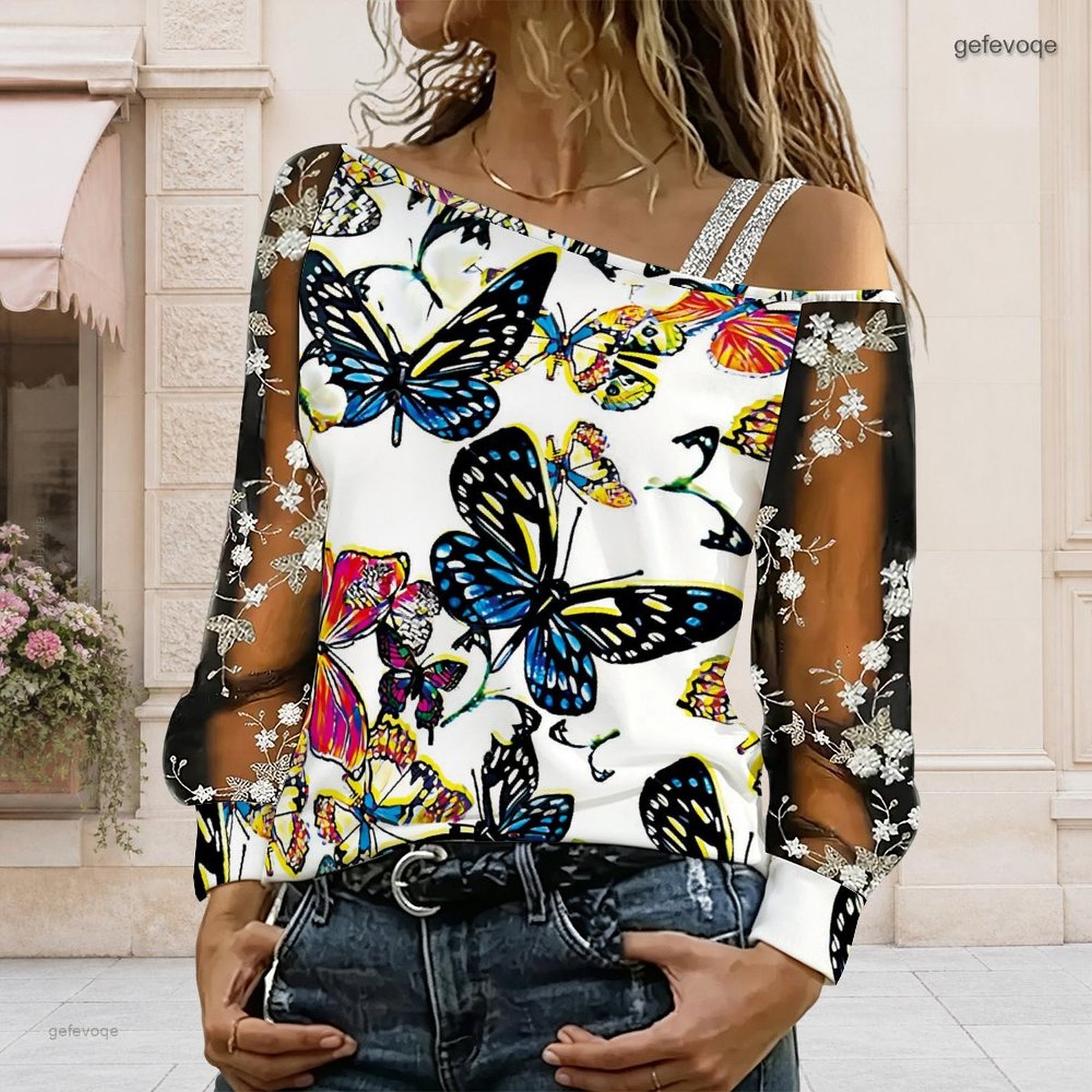 Women Off Shoulder Blouse Asym - огляд і ціна Blouse Off Shoulder