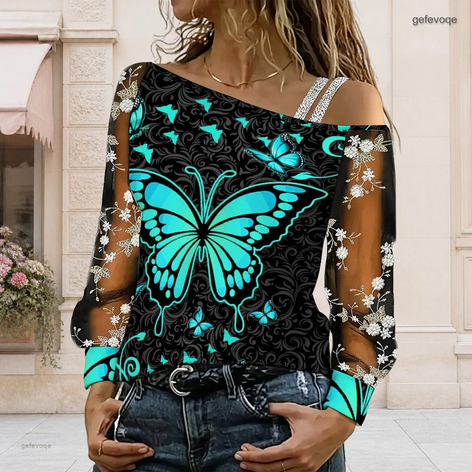 Women Off Shoulder Blouse Asym - огляд і ціна Blouse Off Shoulder