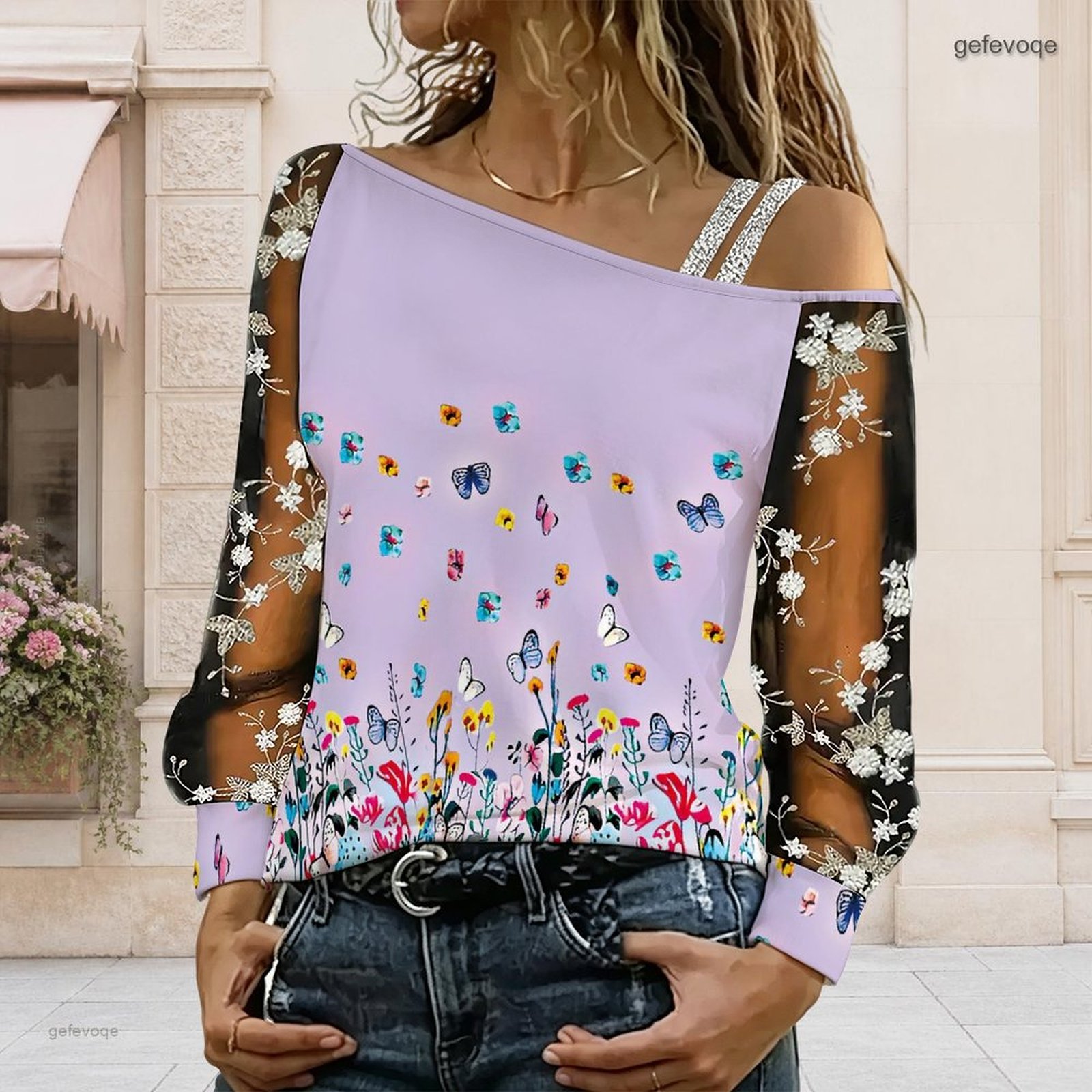 Women Off Shoulder Blouse Asym - огляд і ціна Blouse Off Shoulder