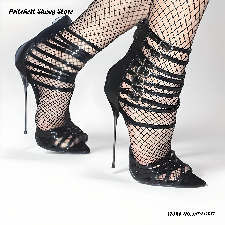 Women's Patent Leather Strappy - огляд і ціна Sandal Strappy Heeled