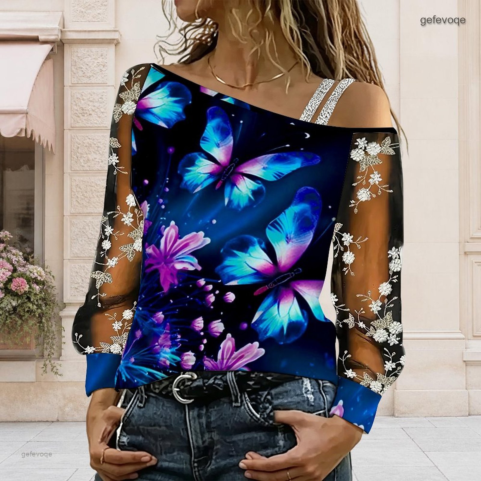 Women Off Shoulder Blouse Asym - огляд і ціна Blouse Off Shoulder