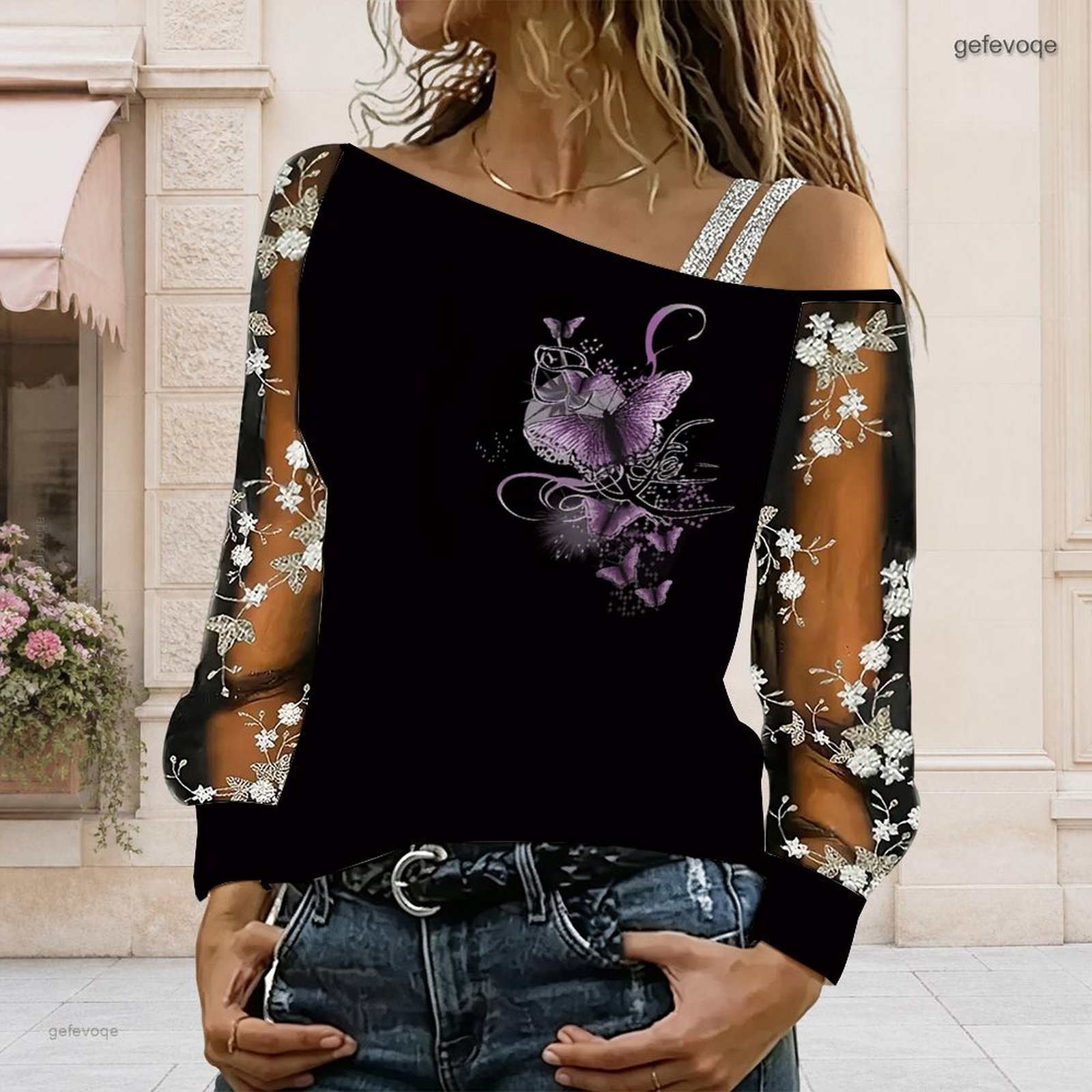 Women Off Shoulder Blouse Asym - огляд і ціна Blouse Off Shoulder