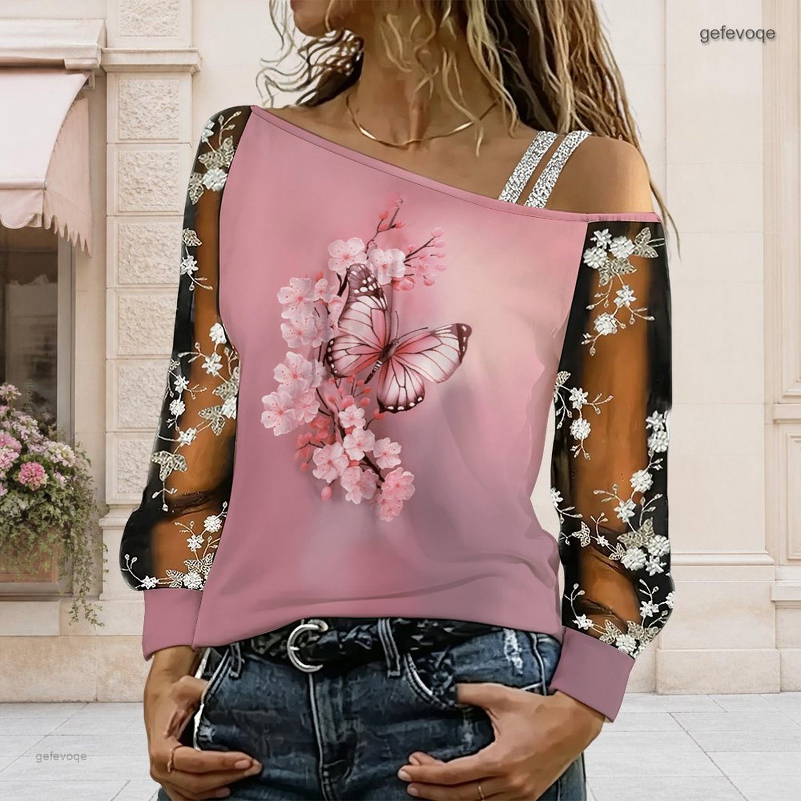 Women Off Shoulder Blouse Asym - огляд і ціна Blouse Off Shoulder