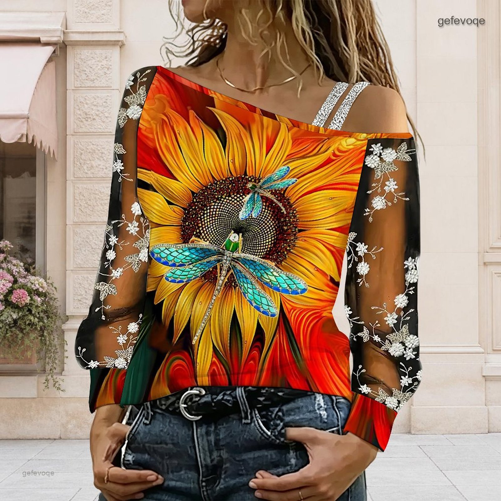 Women Off Shoulder Blouse Asym - огляд і ціна Blouse Off Shoulder